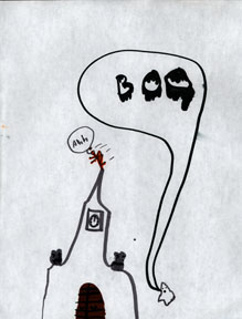 Image of Ghost booing loud