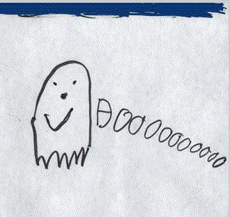 Image of ghost booing long