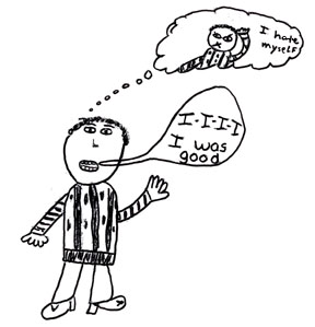 picture of stuttering
