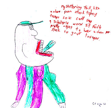 picture of stuttering