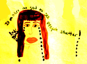 picture of stuttering