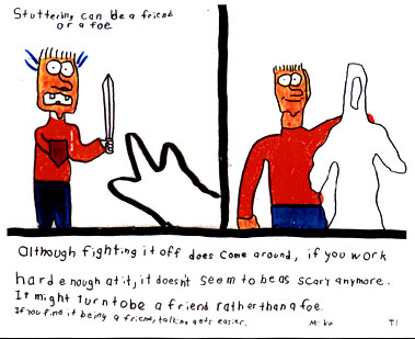 picture of stuttering