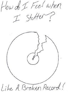 picture of stuttering