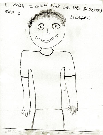 picture of stuttering